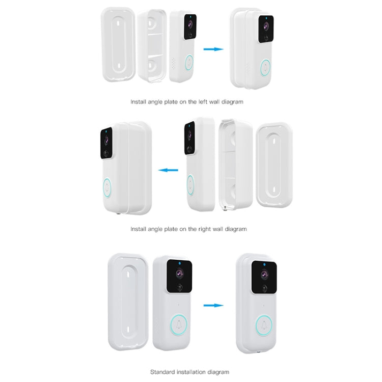 Anytek B60 720P Smart WiFi Video Visual Doorbell, Support APP Remote & PIR Detection & TF Card Anytek B60 720P Smart WiFi Video Visual Doorbell, Support APP Remote & PIR Detection & TF Card